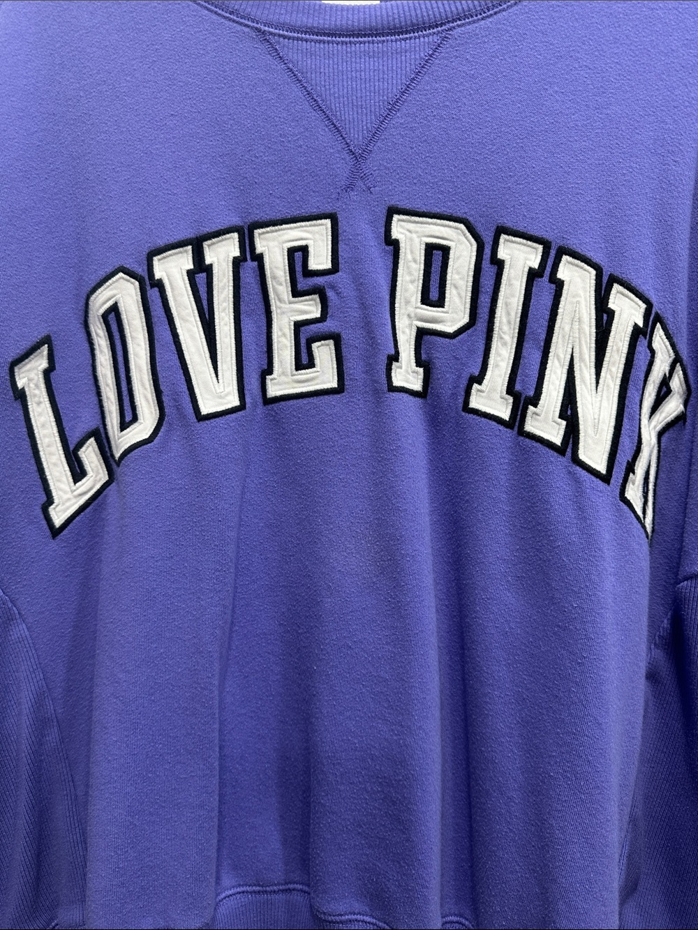 PINK Victoria's Secret Crewneck Sweatshirt - Size Large - Picture 2 of 7
